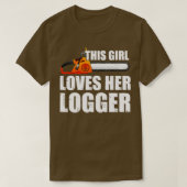 Dit meisje houdt van haar registreerapparaat t-shirt (Design voorkant)