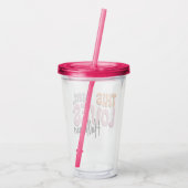 Dit meisje houdt van Halloween Acryl Drinkbeker (Achterkant)