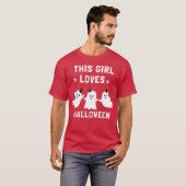 Dit meisje houdt van Halloween grappig T-shirt (Voorkant volledig)