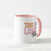 Dit meisje houdt van Halloween Mok (Voorkant rechts)