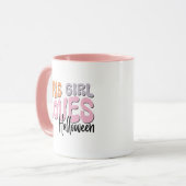 Dit meisje houdt van Halloween Mok (Voorkant links)