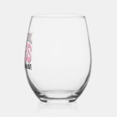 Dit meisje houdt van Halloween Wijnglas Zonder Voet (Links)