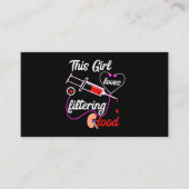 Dit meisje houdt van het filtreren van bloeddialys visitekaartje (Voorkant)