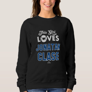 Dit meisje houdt van Jonatan Clase Toronto-honkbal Trui