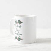 Dit meisje houdt van Kerstmis Koffiemok (Voorkant links)