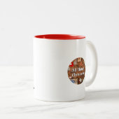 Dit meisje houdt van kerstrode boom tweekleurige koffiemok (Voorkant rechts)