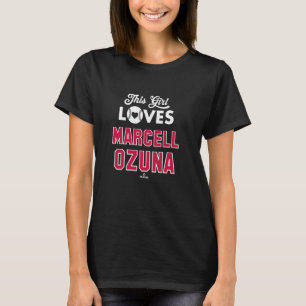 Dit Meisje Houdt Van Marcell Ozuna Atlanta Honkbal T-shirt