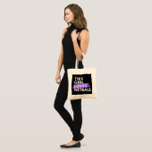 Dit meisje houdt van netball tote bag (Voorkant (model))