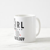 Dit meisje houdt van neurologie koffiemok (Voorkant rechts)