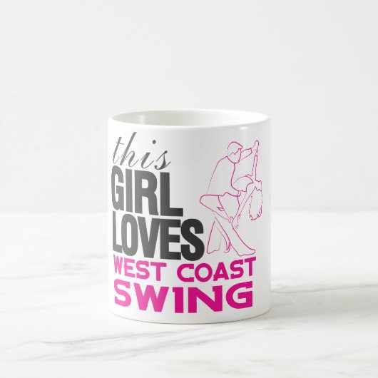 Dit meisje houdt van West Coast Swing Mok (Center)