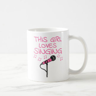 Dit meisje houdt van zingen, Vrouw zangeres Koffiemok