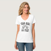 dit meisje in brand t-shirt (Voorkant volledig)