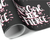 Dit meisje is een fervent meisje cadeaupapier (Rol Hoek)