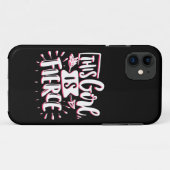 Dit meisje is een fervent meisje Case-Mate iPhone case (Achterkant (horizontaal))