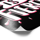 Dit meisje is een fervent meisje foto afdruk (Hoek)