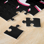 Dit meisje is een fervent meisje legpuzzel (Zijkant)