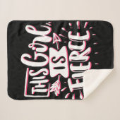 Dit meisje is een fervent meisje sherpa deken (Voorkant (horizontaal))