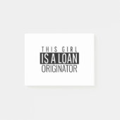 Dit meisje is een leninggever post-it® notes (Voorkant)