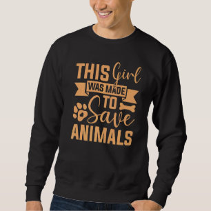 Dit meisje is gemaakt om dieren te redden Dierenar Trui