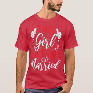 Dit Meisje Is Net Getrouwd Net Getrouwd Bruid T-Sh T-shirt