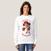 Dit meisje is niet te stoppen trui (Voorkant volledig)