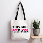 Dit meisje is notaris-Canvas tas