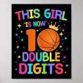 Dit meisje is nu 10 cijfers 10e verjaardag Ba Poster (Voorkant)