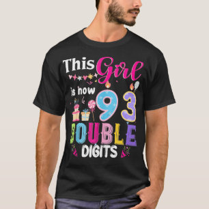 Dit meisje is nu 93 1931 jaar dubbele cijfers gebo t-shirt