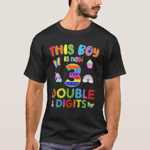 Dit meisje is nu drie Pop met twee cijfers, drie m T-shirt