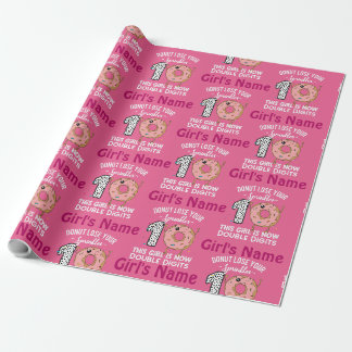 Dit meisje is nu dubbele cijfers 10e verjaardag Do Cadeaupapier