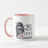 Dit meisje is verliefd op Halloween Mok (Links)