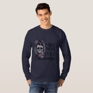 Dit meisje is verliefd op Halloween T-shirt