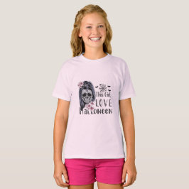 Dit meisje is verliefd op Halloween T-shirt