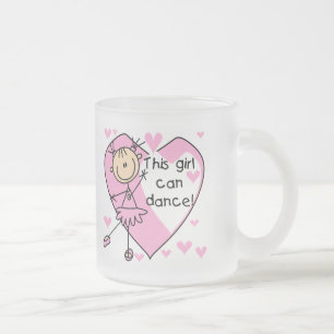 Dit meisje kan dans T-shirts en cadeaus Matglas Koffiemok