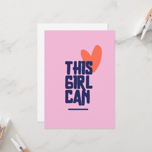 Dit meisje kan kaart (Voorkant / Achterkant in situ)