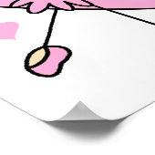 Dit meisje kan T-shirts en geschenken dansen Poster (Hoek)