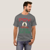 DIT MEISJE KERST retro T-shirt (Voorkant volledig)