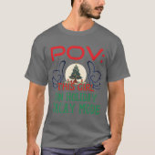 DIT MEISJE KERST retro T-shirt (Voorkant)