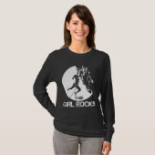 Dit meisje klimt met Boulder Carabiner kliber T-shirt (Voorkant volledig)