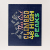 Dit meisje klom op 46 hoogpieken legpuzzel (Verticaal)