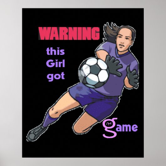 Dit meisje kreeg Poster van het spel (voetbal) (Voorkant)