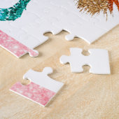 Dit meisje loopt op Glitter en Paarden Legpuzzel (Zijkant)