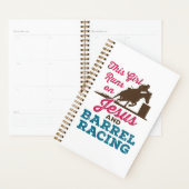 Dit meisje loopt op Jezus en Barrel Racing Planner (Display)