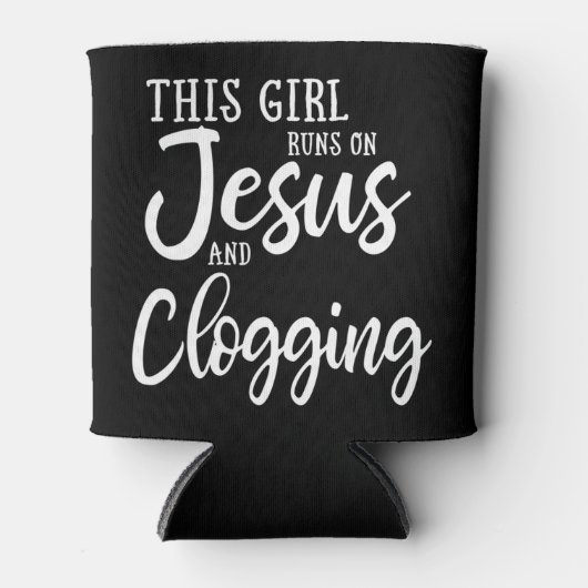 Dit meisje loopt op Jezus en klaagt over de Clog D Blikjeskoeler (Voorkant)