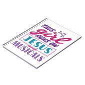 Dit meisje loopt op Jezus en Musicals Notitieboek (Linkerzijde)