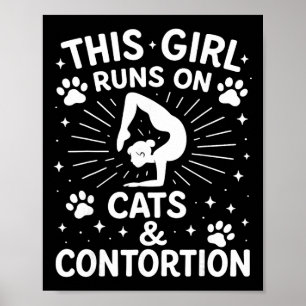Dit Meisje Loopt Op Katten En Contortie Yoga _1 Poster