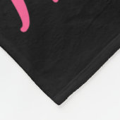 Dit meisje moet de bell Chemo Afstudeerder Breast  Fleece Deken (Hoek)