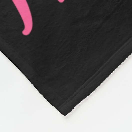 Dit meisje moet de bell Chemo Afstudeerder Breast  Fleece Deken (Hoek)