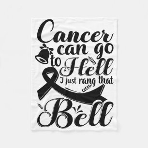 Dit meisje moet de bell Chemo Afstudeerder Breast Fleece Deken