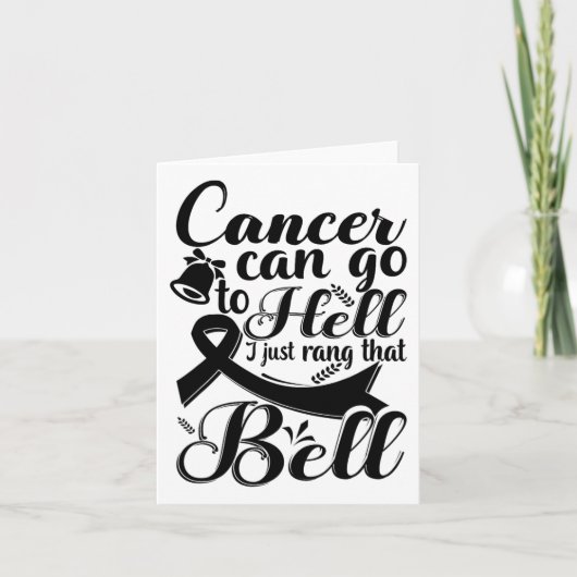 Dit meisje moet de bell Chemo Afstudeerder Breast  Kaart (Voorkant)